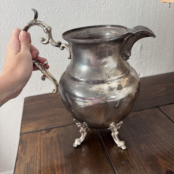 Birmingham Silver Company BSC Silver On Copper Pitcher - Picture 10 of 10